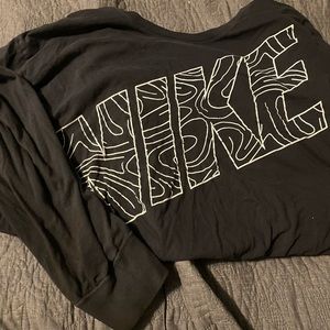 Mens long sleeve gray Nike shirt